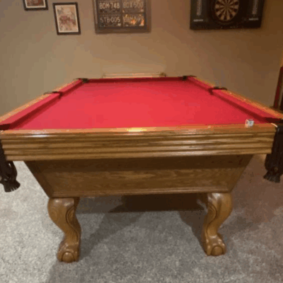 8ft Olhausen Slate Pool Table - Delivery & Setup Included - Great Condition - Indianapolis, IN